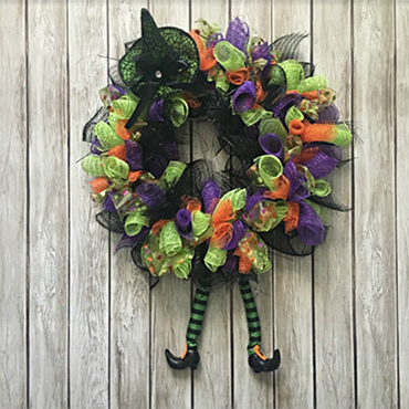 Wicked Fun Witch Wreath
