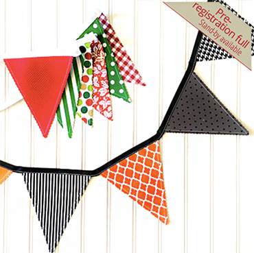 Holiday Fabric Bunting Banners