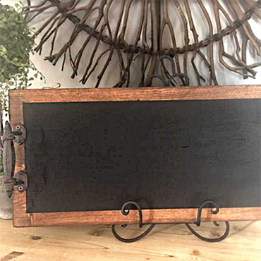 DIY Chalkboard Serving Tray
