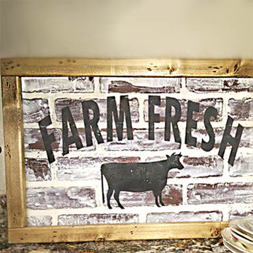 Fresh Farm- German Smear Brick Art