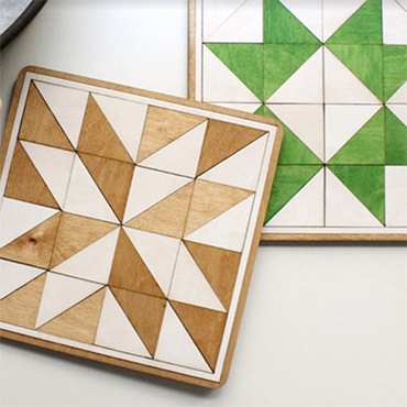 Wooden Barn Quilt Puzzle