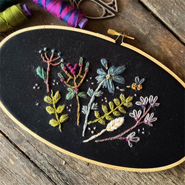 Painting with Thread Embroidery