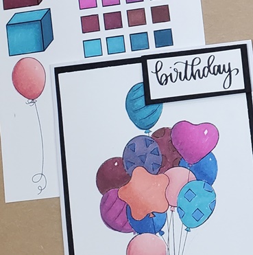 Balloons Alcohol Marker Blend & Shade