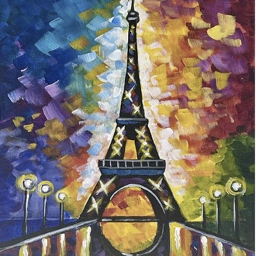 Eiffel Tower Painting