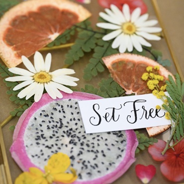 Pressed Floral Frame